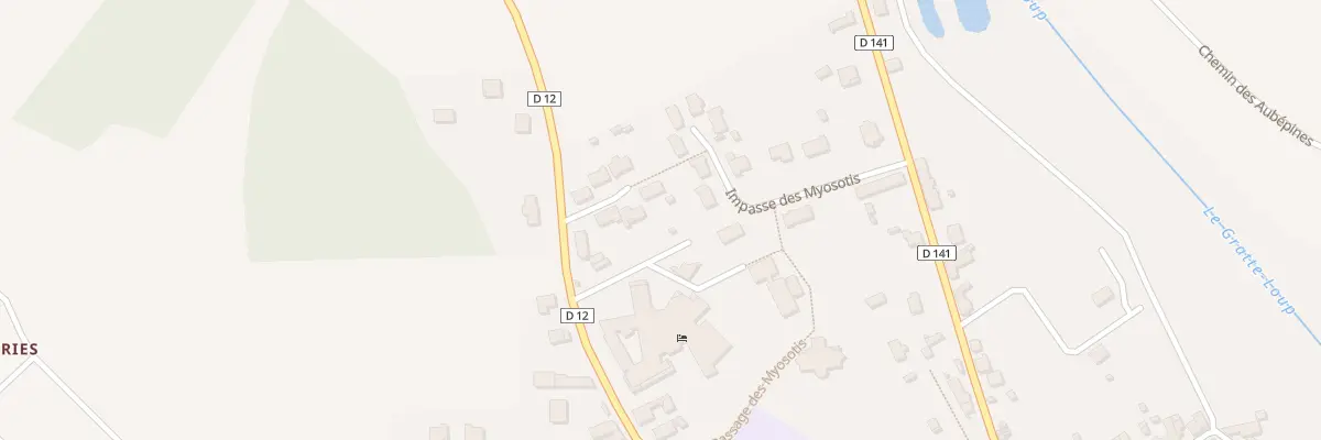Plan du 8 Imp des Anémones à La Ville-aux-Clercs