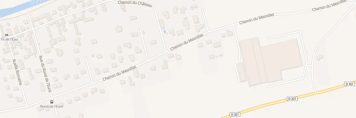 Plan du 501 Che du Mesnillet à Criquebeuf-sur-Seine