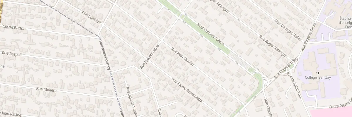 Plan du 30 Rue Jean Moulin à Sotteville-lès-Rouen