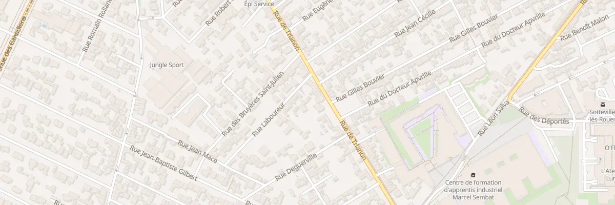 Plan du 78 Rue de Trianon à Sotteville-lès-Rouen
