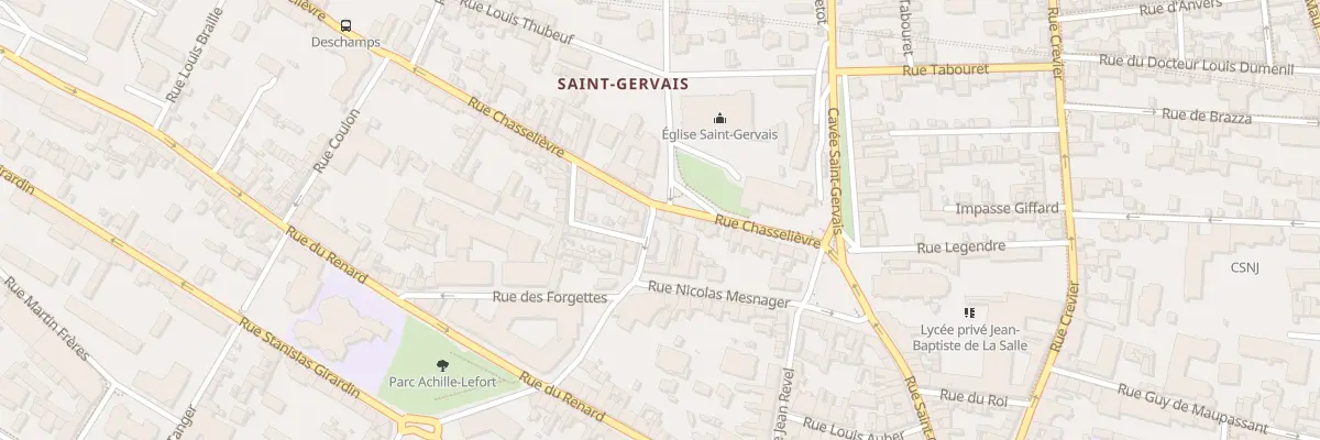 Plan du 17 Rue Chasselievre à Rouen