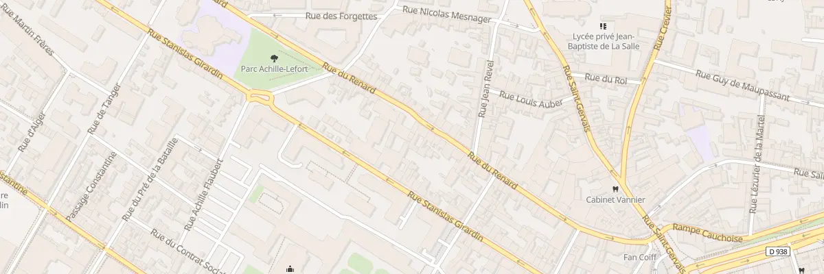 Plan du 69 Rue du Renard à Rouen