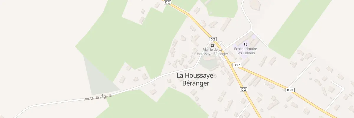 Plan du 5053 La Houssaye à La Houssaye-Béranger