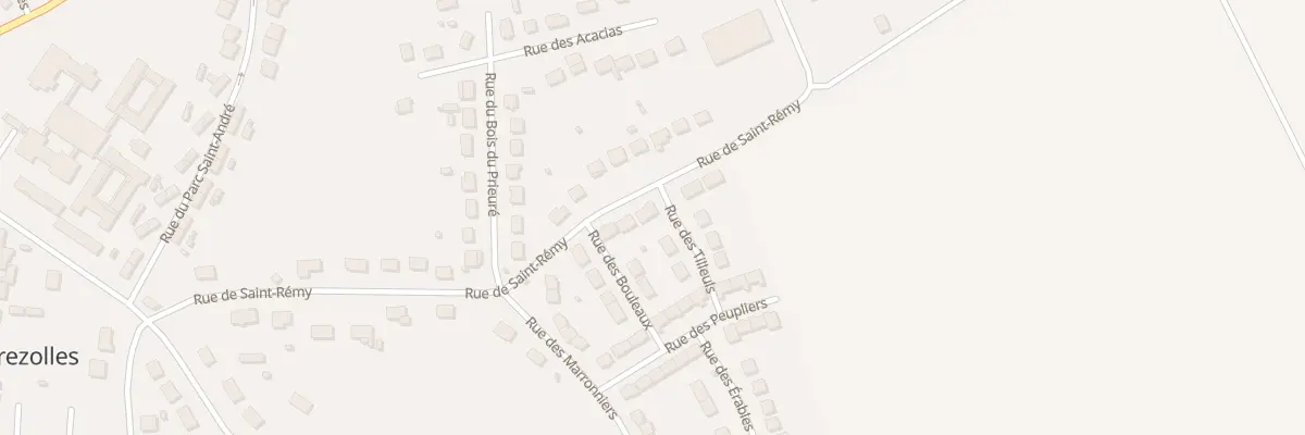 Plan du 20 Rue de St Remy à Brezolles