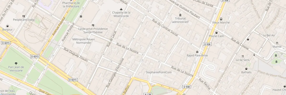 Plan du 28 Rue de le Nostre à Rouen