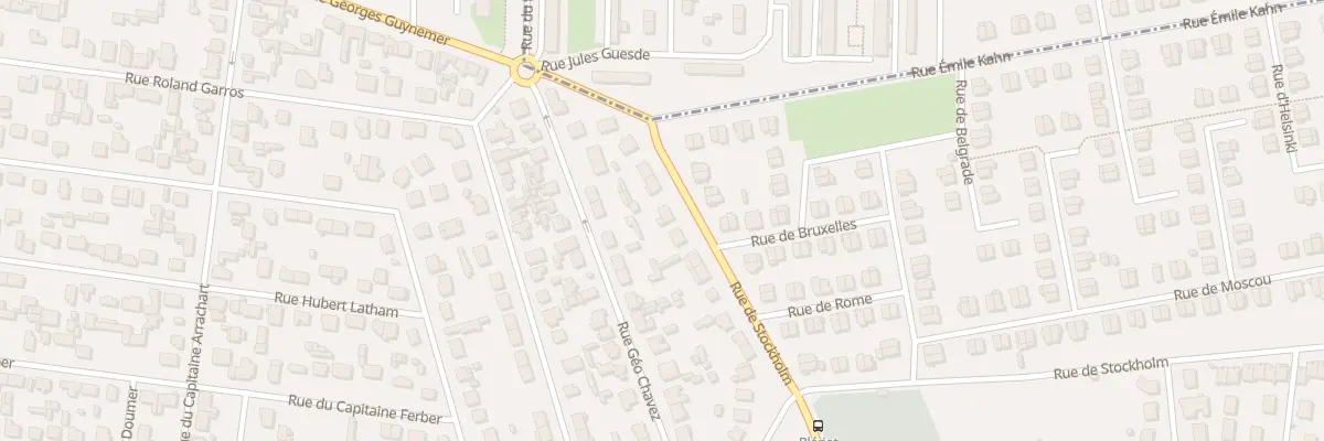 Plan du 10 Rue de Stockholm à Saint-Étienne-du-Rouvray