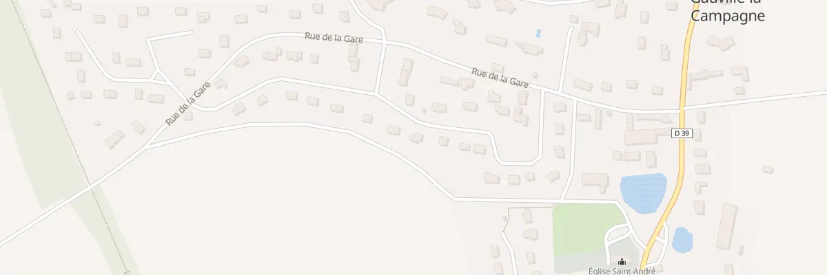 Plan du 19 Le Village à Gauville-la-Campagne