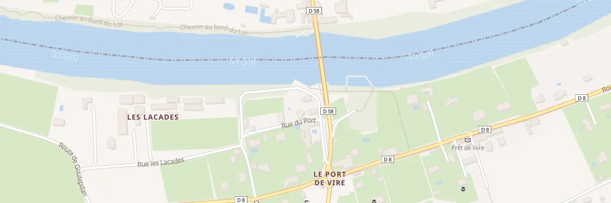 Plan du 5270F Le Port de Vire à Vire-sur-Lot