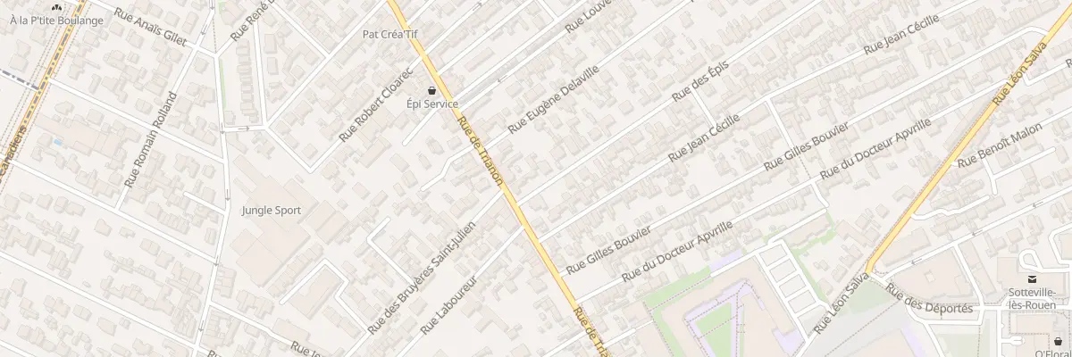 Plan du 1 Rue des Epis à Sotteville-lès-Rouen