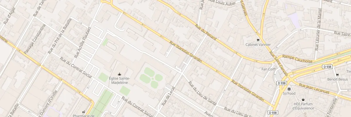Plan du 39 Rue Stanislas Girardin à Rouen