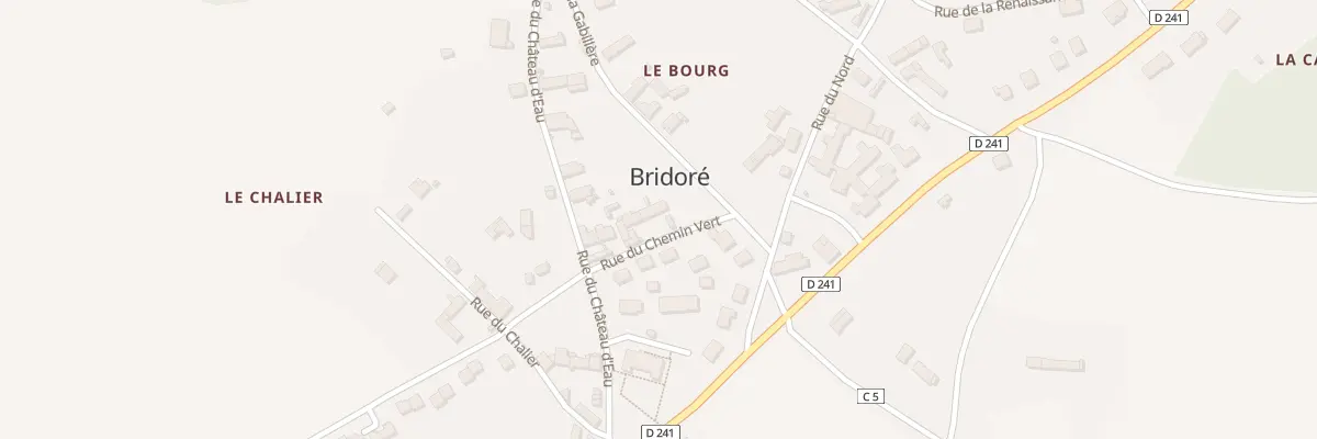 Plan du 4 Rue du Chemin Vert à Bridoré
