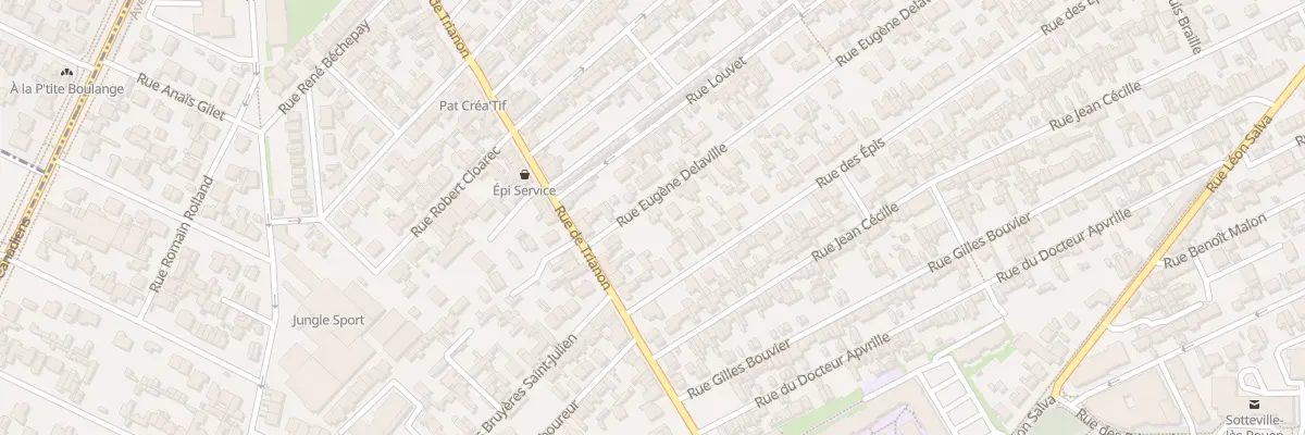 Plan du 85 Rue Eugene Delaville à Sotteville-lès-Rouen