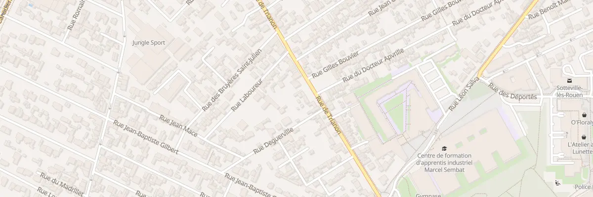 Plan du 90 Rue de Trianon à Sotteville-lès-Rouen