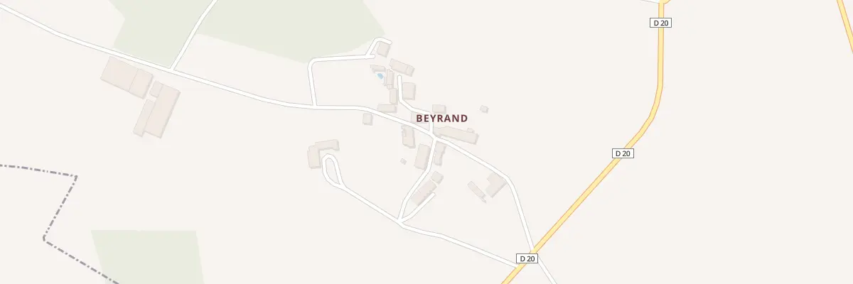 Plan du 5175B Beyrand Nord à Flavignac