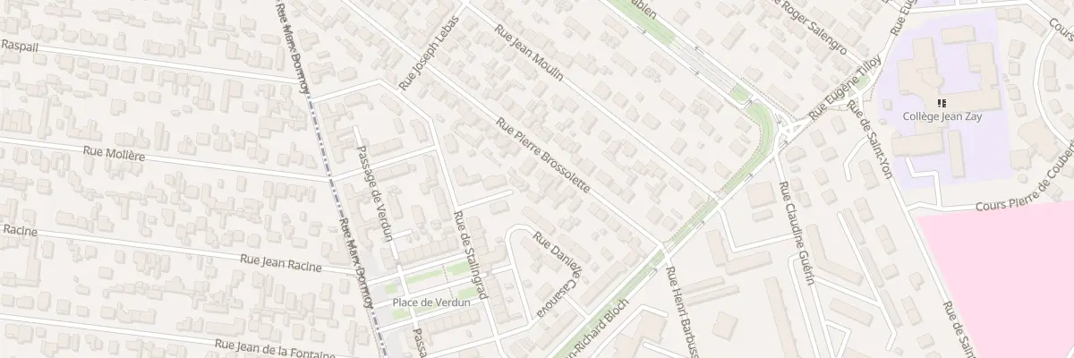 Plan du 44 Rue Pierre Brossolette à Sotteville-lès-Rouen