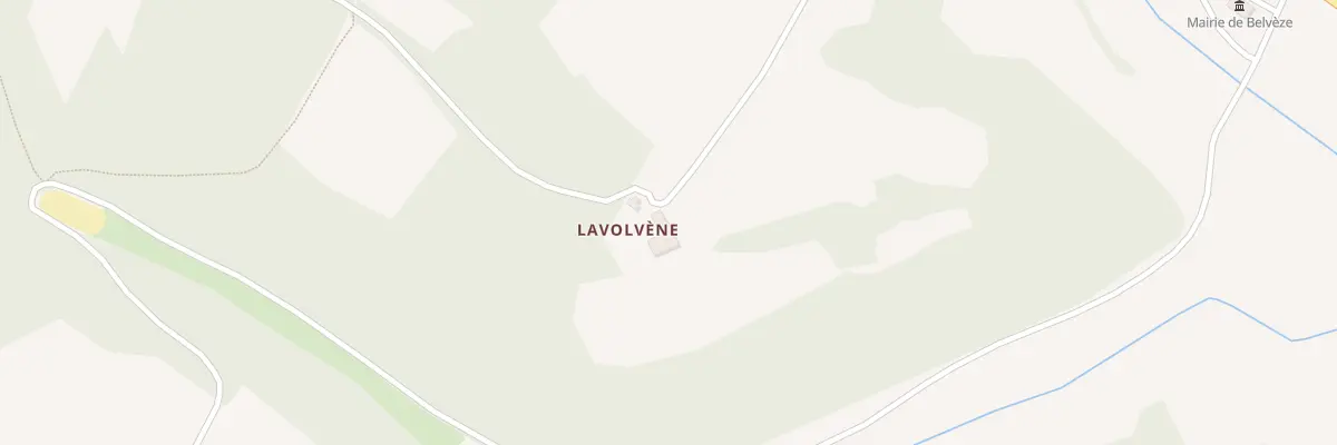 Plan du 5083 Lavolvene à Belvèze