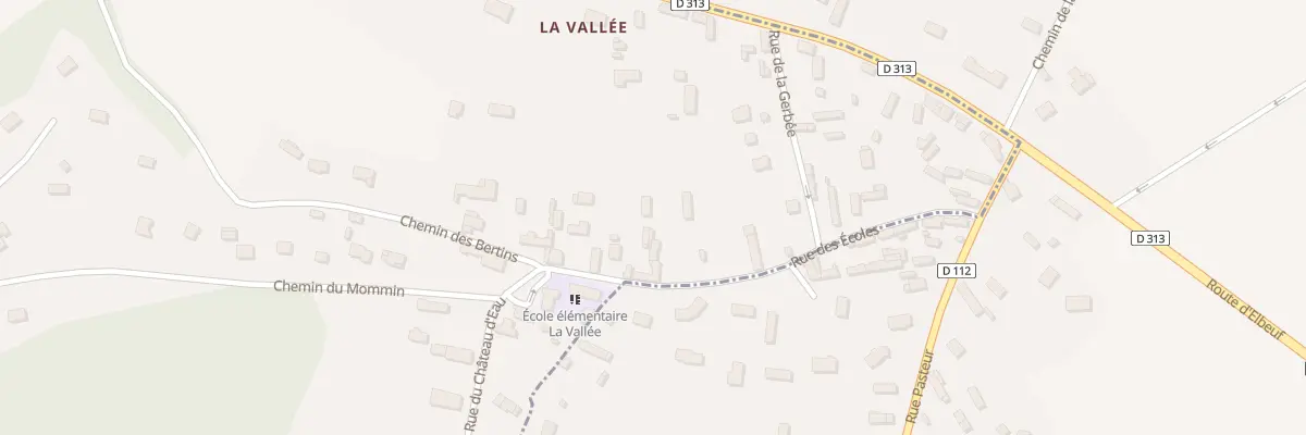 Plan du 14 Rue des Ecoles à La Haye-Malherbe
