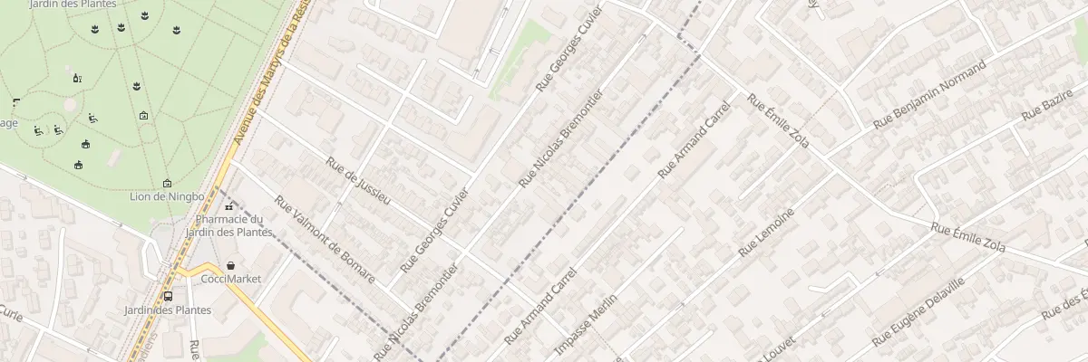 Plan du 19B Rue Bremontier à Rouen