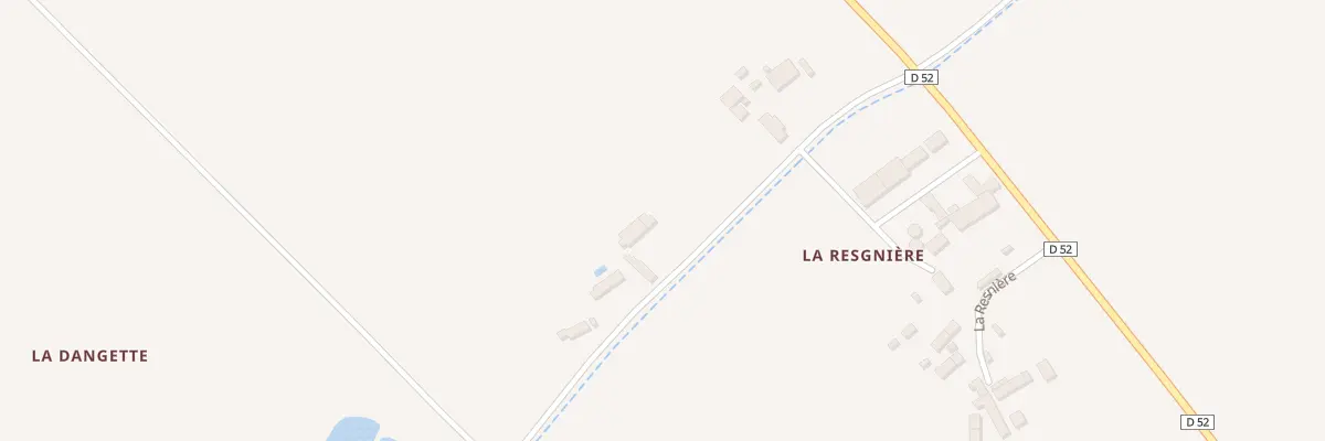 Plan du 5 La Resgniere à Luzillé