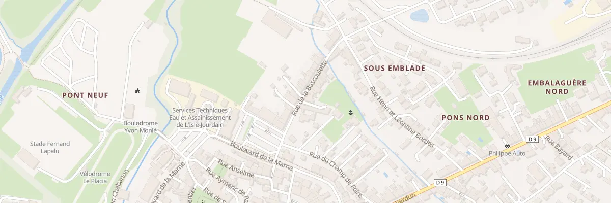 Plan du 28B Rue de la Bascoulette à L’Isle-Jourdain