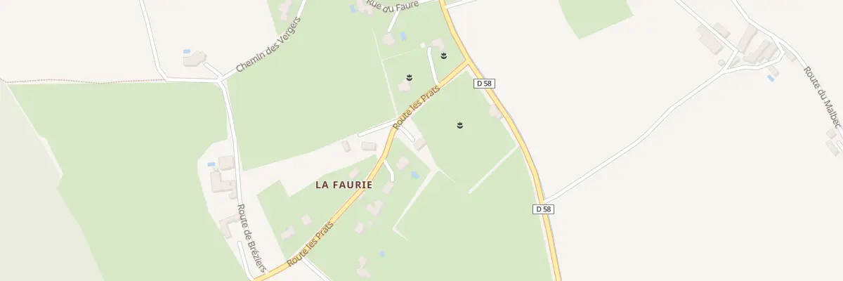 Plan du 111 Rte les Prats à Vire-sur-Lot