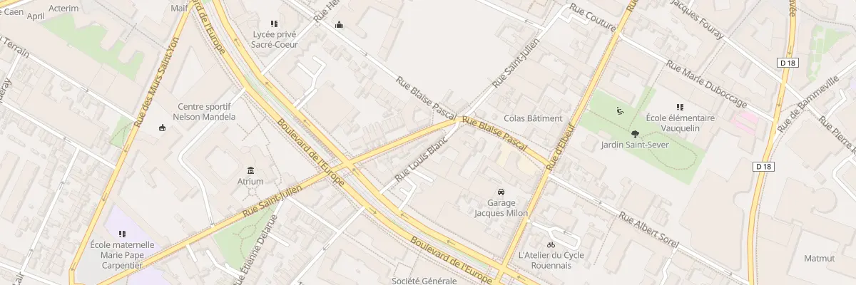 Plan du 63 Rue Saint-Julien à Rouen