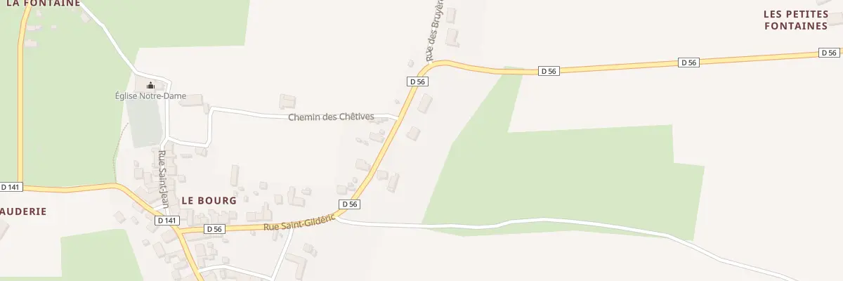 Plan du 5001 Rue St Gilderic à Chauvigny-du-Perche