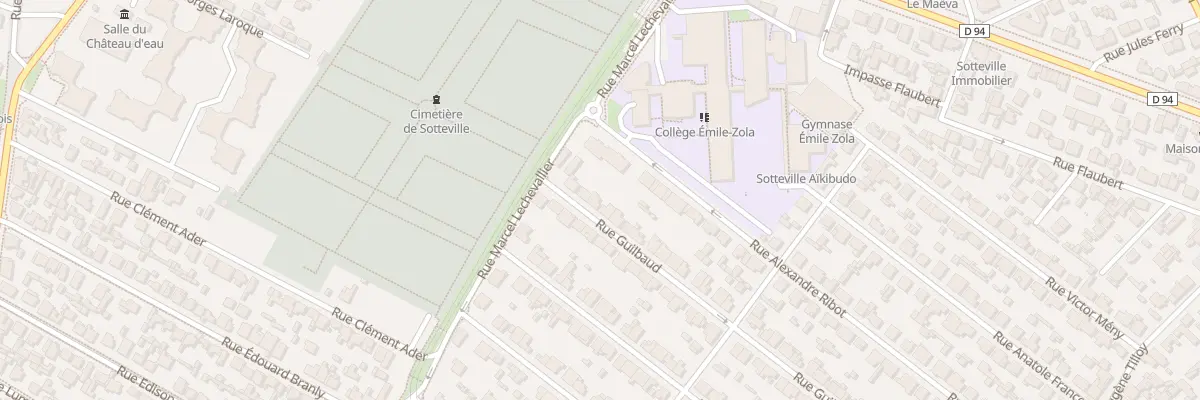 Plan du 74 Rue Guilbaud à Sotteville-lès-Rouen