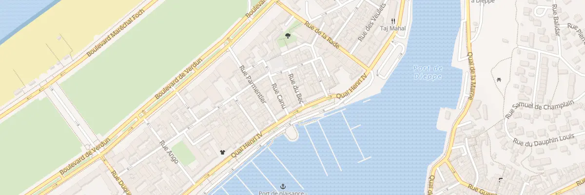 Plan du 97 Quai Henri IV à Dieppe