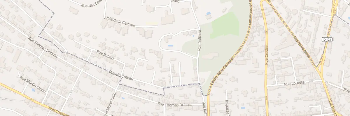 Plan du 6Q Rue du Coteau à Mont-Saint-Aignan
