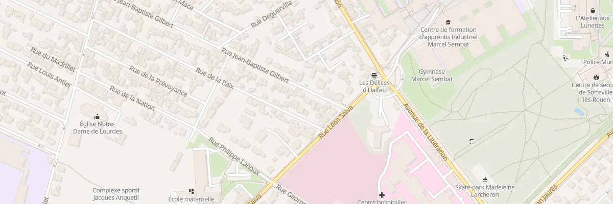 Plan du 82 Rue Jean-Bapt Gilbert à Sotteville-lès-Rouen