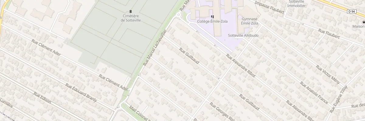 Plan du 69 Rue Guilbaud à Sotteville-lès-Rouen