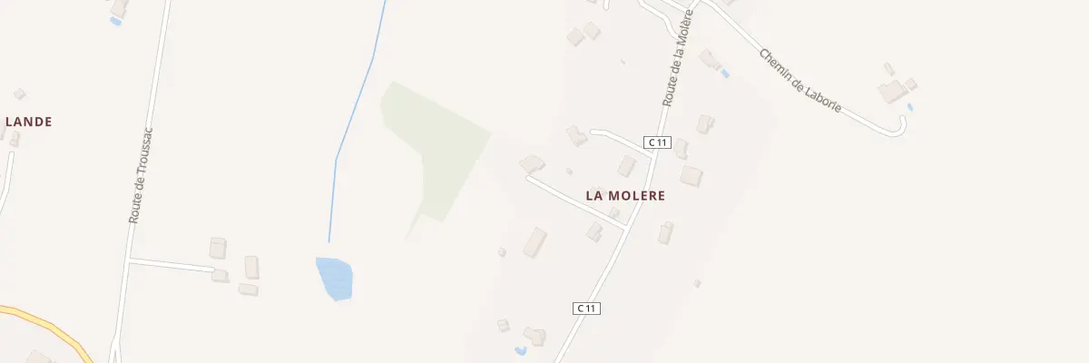 Plan du 537 Rte de La Molère à Montesquieu