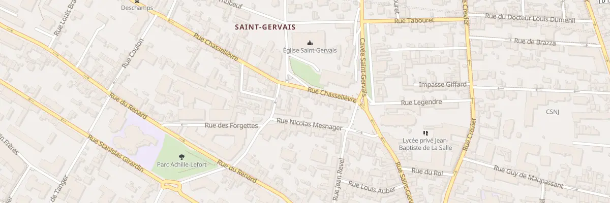 Plan du 11 Rue Chasselievre à Rouen