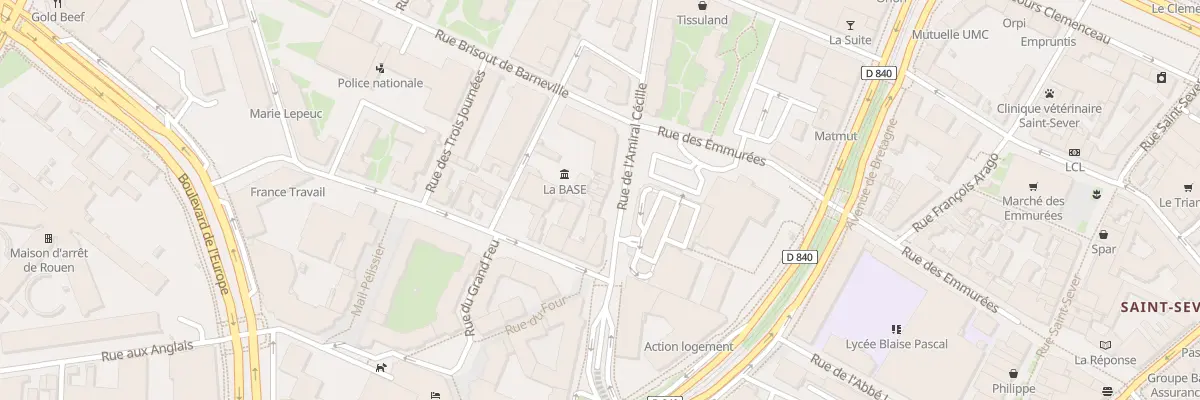 Plan du 26 Rue Amiral Cecille à Rouen