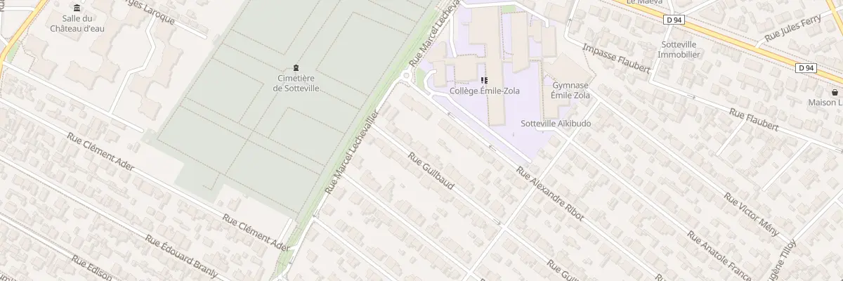 Plan du 72 Rue Guilbaud à Sotteville-lès-Rouen