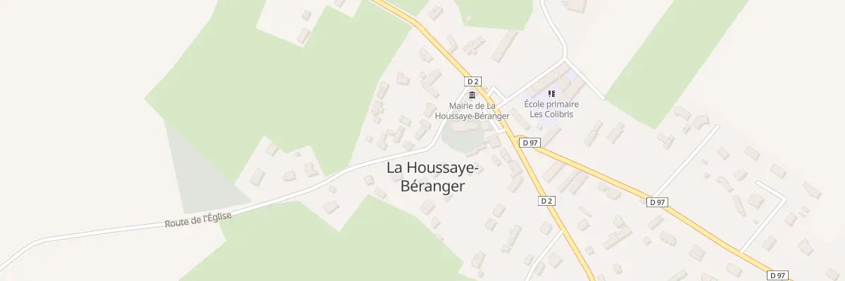Plan du 76 Rte de l’Eglise à La Houssaye-Béranger