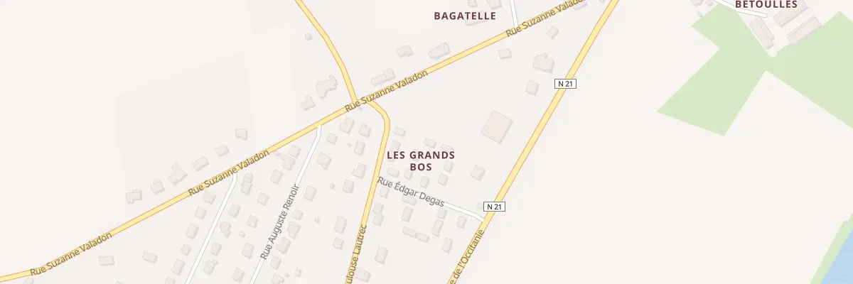 Plan du 10 Rue Edgar Degas à Séreilhac