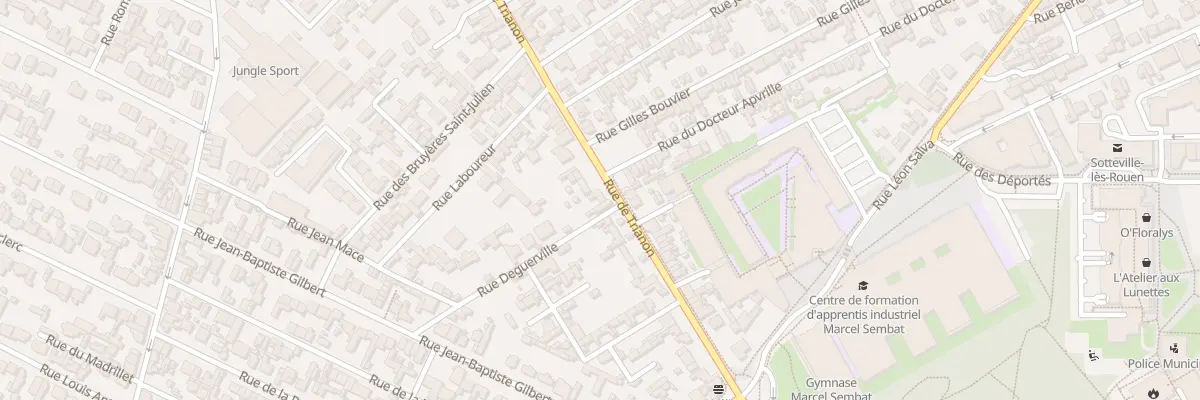 Plan du 94 Rue de Trianon à Sotteville-lès-Rouen