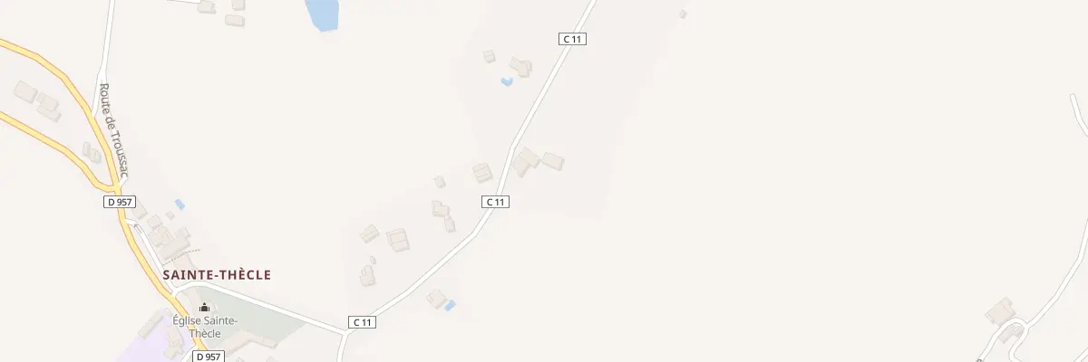 Plan du 284 Rte de La Molère à Montesquieu