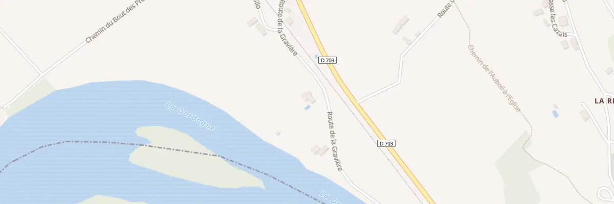 Plan du 208 Rte de la Gravière à Castels et Bézenac
