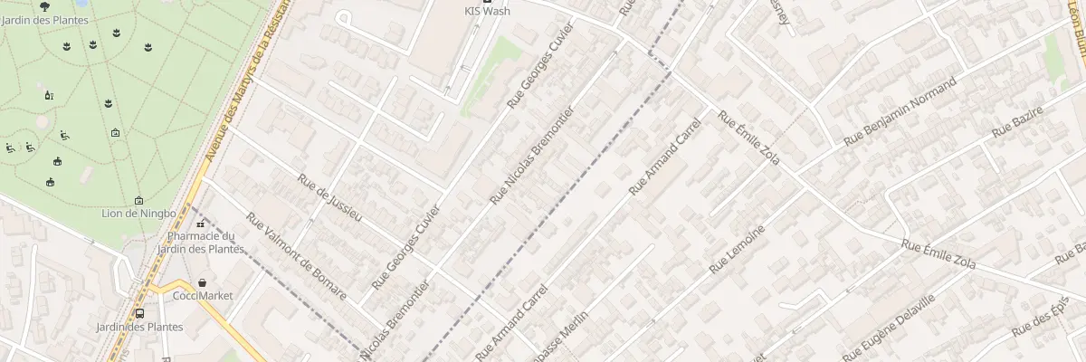 Plan du 15A Rue Bremontier à Rouen