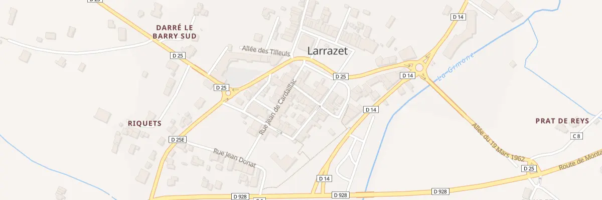 Plan du 2 Rue Saint-Paul à Larrazet