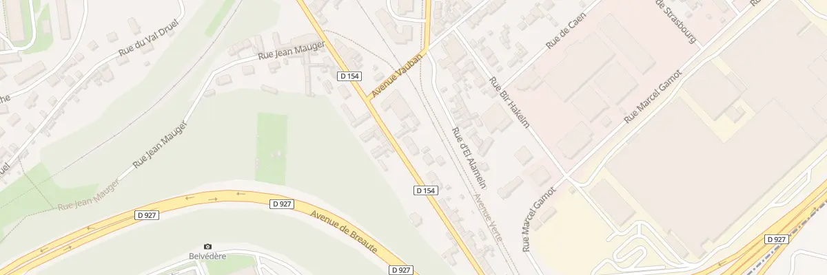 Plan du 242A Rue Gal Chanzy à Dieppe