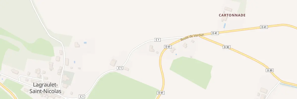 Plan de Buguet à Lagraulet-Saint-Nicolas