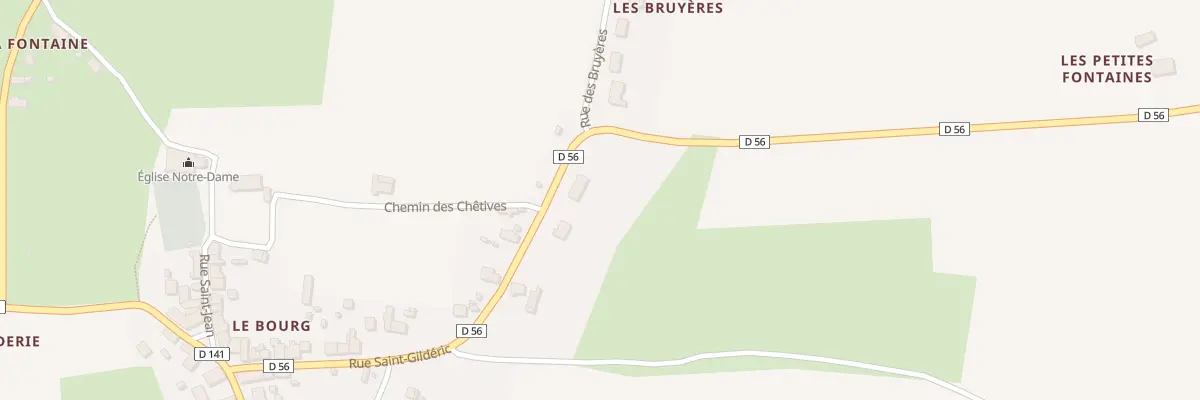 Plan du 10 Rue St Gilderic à Chauvigny-du-Perche