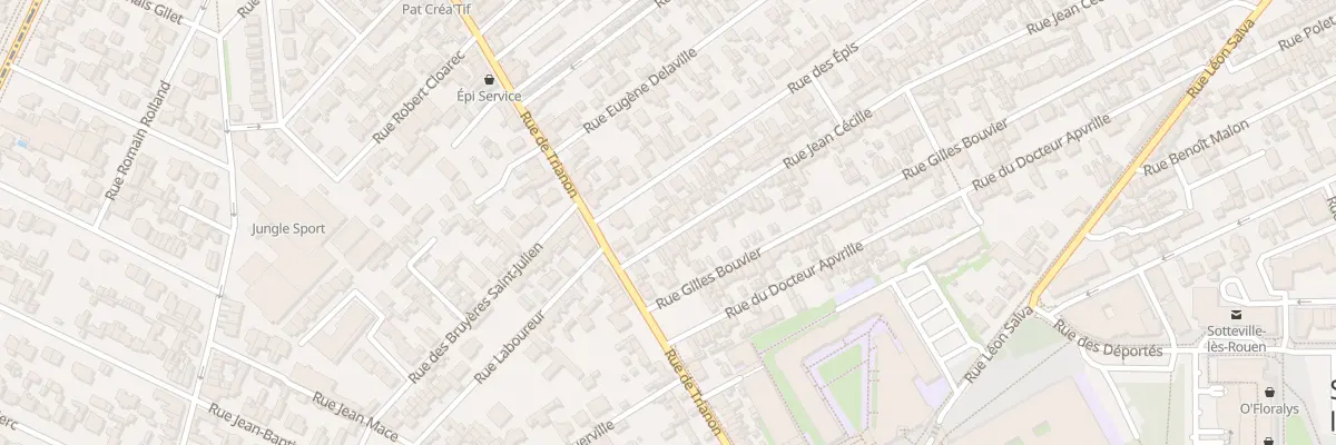 Plan du 182 Rue Jean Cecille à Sotteville-lès-Rouen