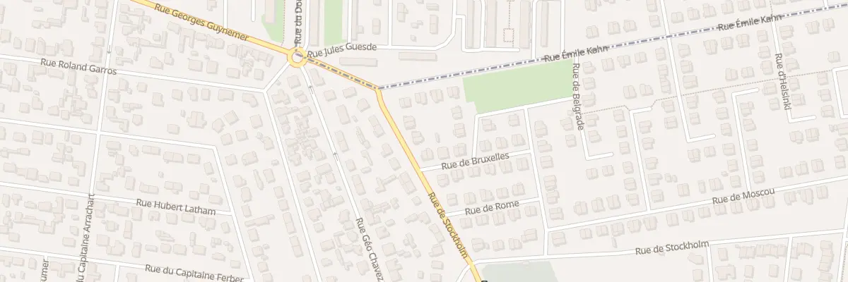 Plan du 7 Rue de Stockholm à Saint-Étienne-du-Rouvray