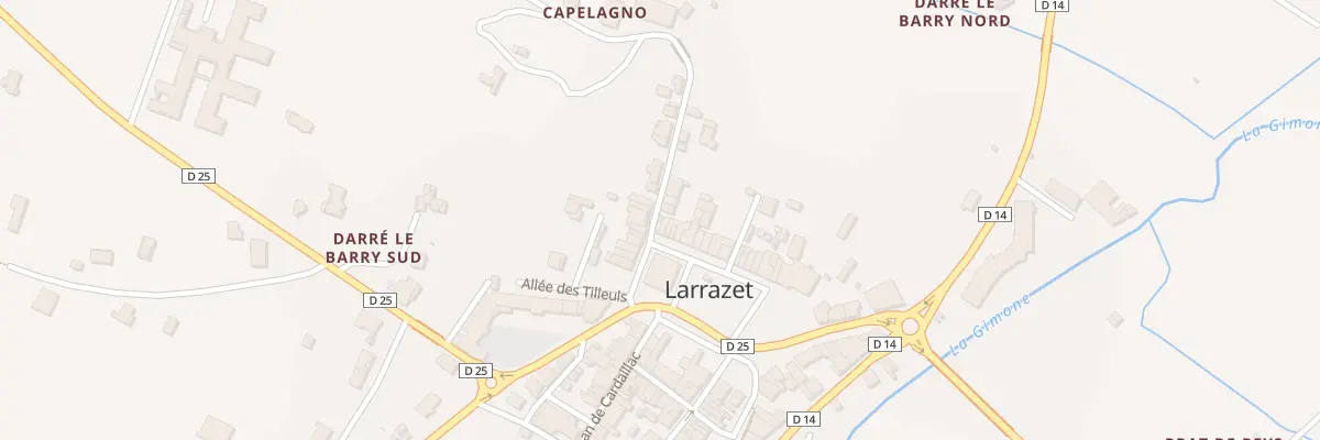 Plan du 5091 Rue du Curé Jamet à Larrazet