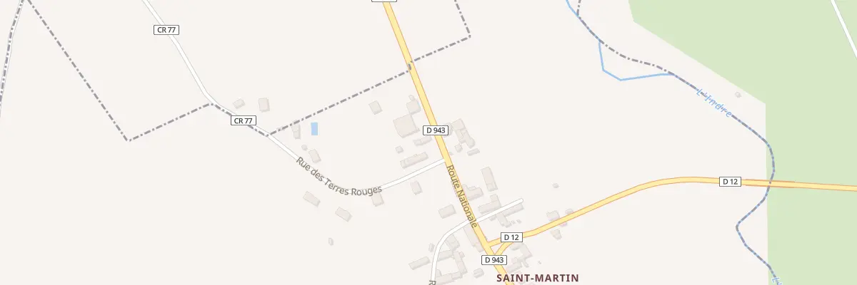 Plan du 8 Rte Nationale à Bridoré